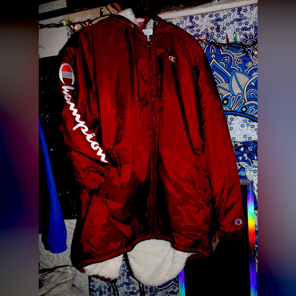 Champion Sherpa Lined Men’s Stadium Jacket • New with Tags • Size L